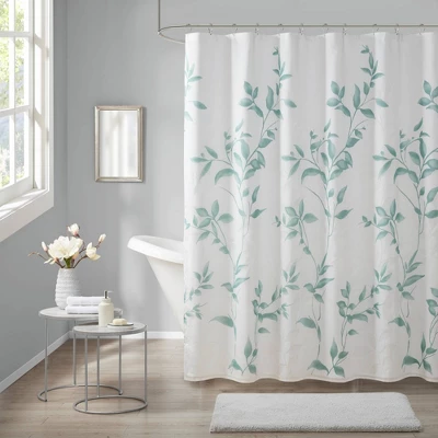 Rosalie Burnout Printed Shower Curtain - Image 6