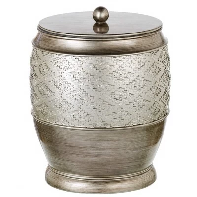 Creative Scents Silver Dublin Waste Basket - Image 3