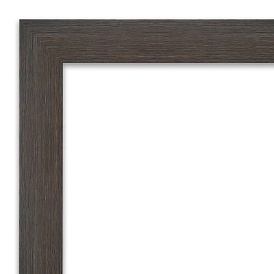 Hardwood Narrow Framed Bathroom Vanity Wall Mirror - Amanti Art - Image 2