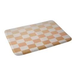 Urban Wild Studio Sun Room Heavy Memory Foam Bath Mat Orange - Deny Designs