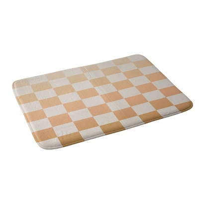 Urban Wild Studio Sun Room Heavy Memory Foam Bath Mat Orange - Deny Designs