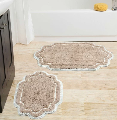 Allure Collection Cotton Tufted Set Of 2 Bath Rug Set - Home Weavers - Image 10