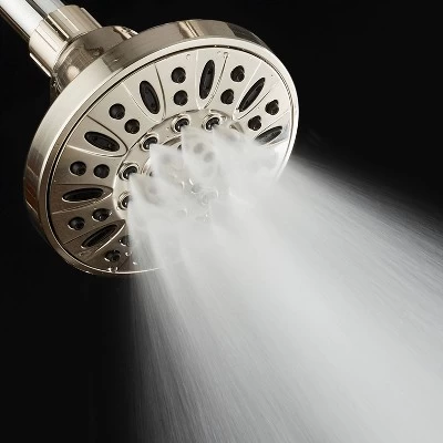 Six Setting High Pressure Luxury Slimline Shower Head With On/Off And Pause Mode - AquaDance - Image 3