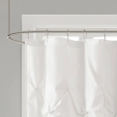 Piedmont Solid Polyester Shower Curtain - Image 2