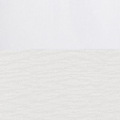 Smart Shower Curtains Hendrix View Fabric With Attached Hooks White - Zenna Home - Image 4