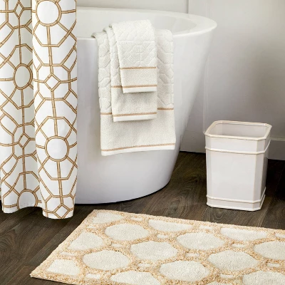 20"x30" Vern Yip Bamboo Lattice Bath Rug Natural - SKL Home - Image 2