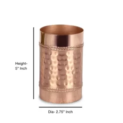 Decorative Stainless Steel Tumbler Cup Copper - Nu Steel