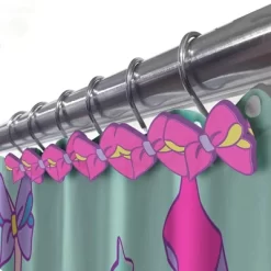 JoJo Siwa Shower Curtain And Rug Bath Set Pink