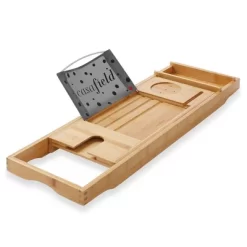 Casafield Bathtub Caddy, Expandable Bamboo Bath Tray And Tub Organizer For Bathroom