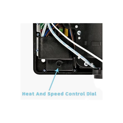 Alpine Industries Willow Commercial High Speed Automatic Electric Hand Dryer Red (405-10-RED) - Image 4