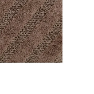 Unique Stripe Honeycomb Sculptured Bath Rug Is Made Soft Plush Cotton Is Super Soft The Touch Stone - Image 3