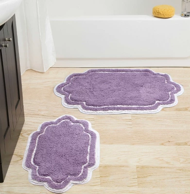 Allure Collection Cotton Tufted Set Of 2 Bath Rug Set - Home Weavers - Image 12