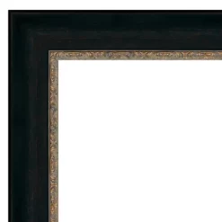 Amanti Art Paragon Bronze Petite Bevel Bathroom Wall Mirror 30.5 X 24.5 In.