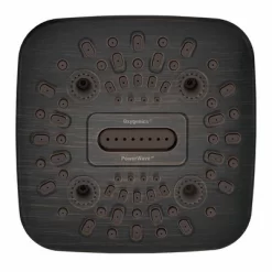 4.5" PowerWave 6 Spray WaterSense Shower Head - Oxygenics