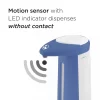 Commercial Care Touchless Soap, Hand Sanitizer Dispenser Battery Operated Automatic Soap Dispenser With Dripless Design, Motion Sensor, Easy Clean