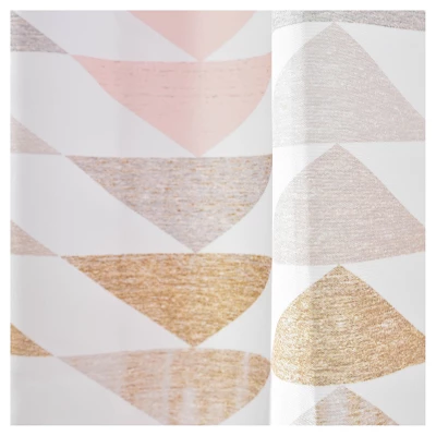 Georgiana Paraschiv Triangles Shower Curtain - Deny Designs