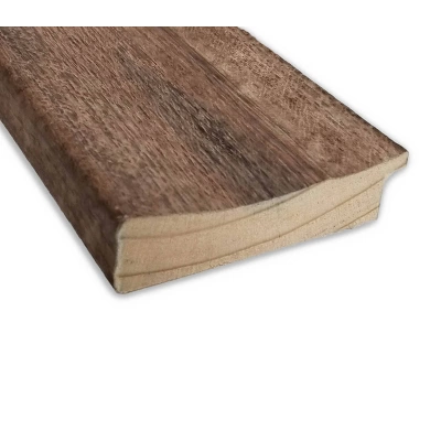 34" X 28" Non-Beveled Owl Wood Bathroom Wall Mirror Brown - Amanti Art