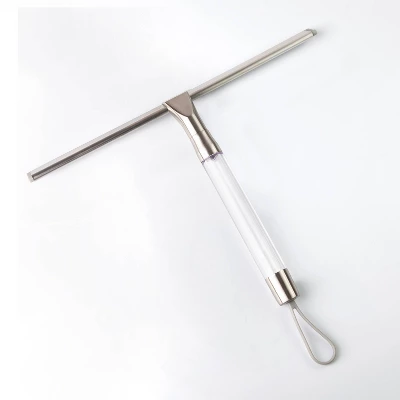 Deluxe Multi-Use Shower Squeegee With Wide 12'' Blade Clear - Zadro - Image 9