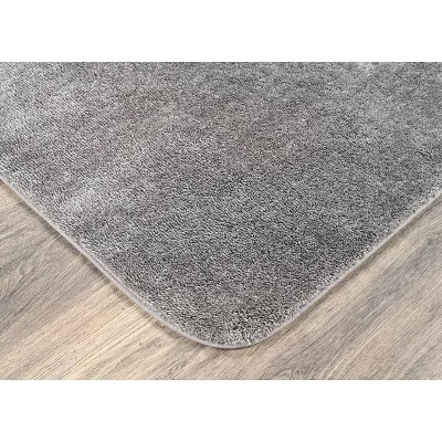 5pc Traditional Nylon Washable Bathroom Rug Set Gray - Garland Rug - Image 5