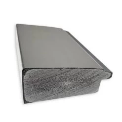 32" X 26" Non-Beveled Vista Brushed Nickel Bathroom Wall Mirror - Amanti Art