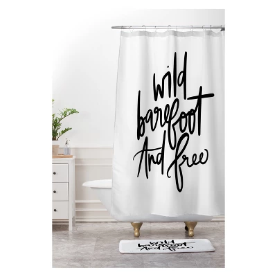 Chelcey Tate Wild Barefoot And Free Bath Rugs And Mats White 24" X 36" - Deny Designs