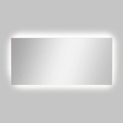 Nora Rectangular Frameless Anti-Fog Aluminum Back-lit Tri-color LED Bathroom Vanity Mirror With Smart Touch Control - Image 3