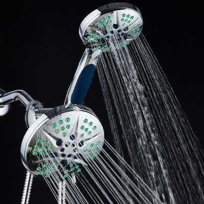 6" 48 Setting High Pressure Ultra Luxury Three-Way Shower Head Combo Chrome - Hotelspa Notilus - Image 2