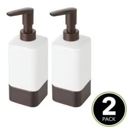 MDesign Ceramic Refillable Liquid Soap Dispenser Pump