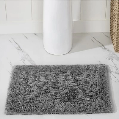 Edge Collection 100% Cotton Tufted Reversible 3 Piece Bath Rug Set - Better Trends