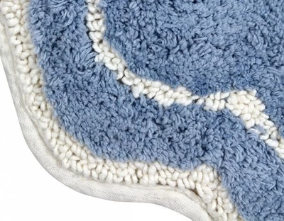 Allure Collection Cotton Tufted Bath Rug Set Set Of 3 - Home Weavers - Image 2