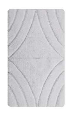 Diamond 220 GSF Non Skid Back Cotton Bath Rug 20in X 30in By Knightsbridge