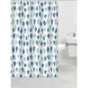 Sideways PEVA Shower Curtain Blue - Moda At Home