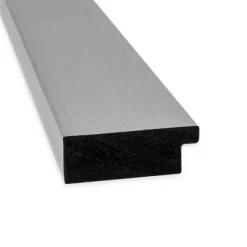 42" X 31" Non-Beveled Bathroom Wall Mirror Brushed Nickel - Amanti Art