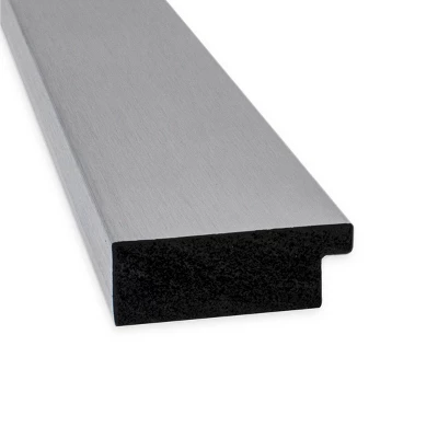 42" X 31" Non-Beveled Bathroom Wall Mirror Brushed Nickel - Amanti Art