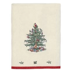 Avanti Spode Tree Red Bath Towel Red - Red